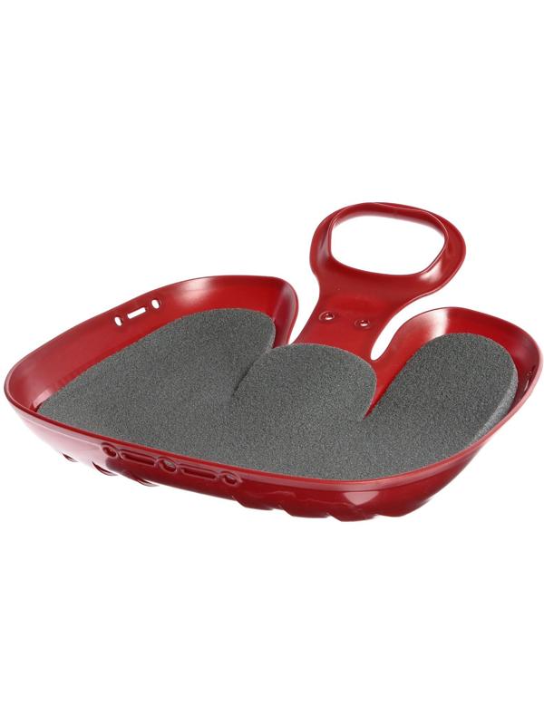 Санки-ледянки «Вираж», с мягкой сидушкой, 39×37×14 см, МИКС