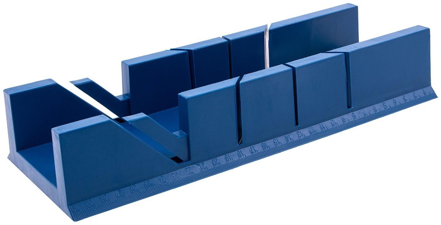 Стусло Сибртех 22571, пластиковое, 4 угла для запила, 300 х 65 мм