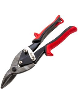 Ножницы по металлу Matrix 78332, обрезиненные рукоятки, правые, до 1.0 мм, 250 мм