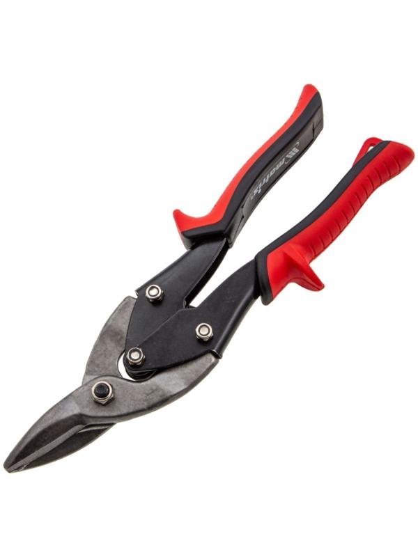 Ножницы по металлу Matrix 78332, обрезиненные рукоятки, правые, до 1.0 мм, 250 мм