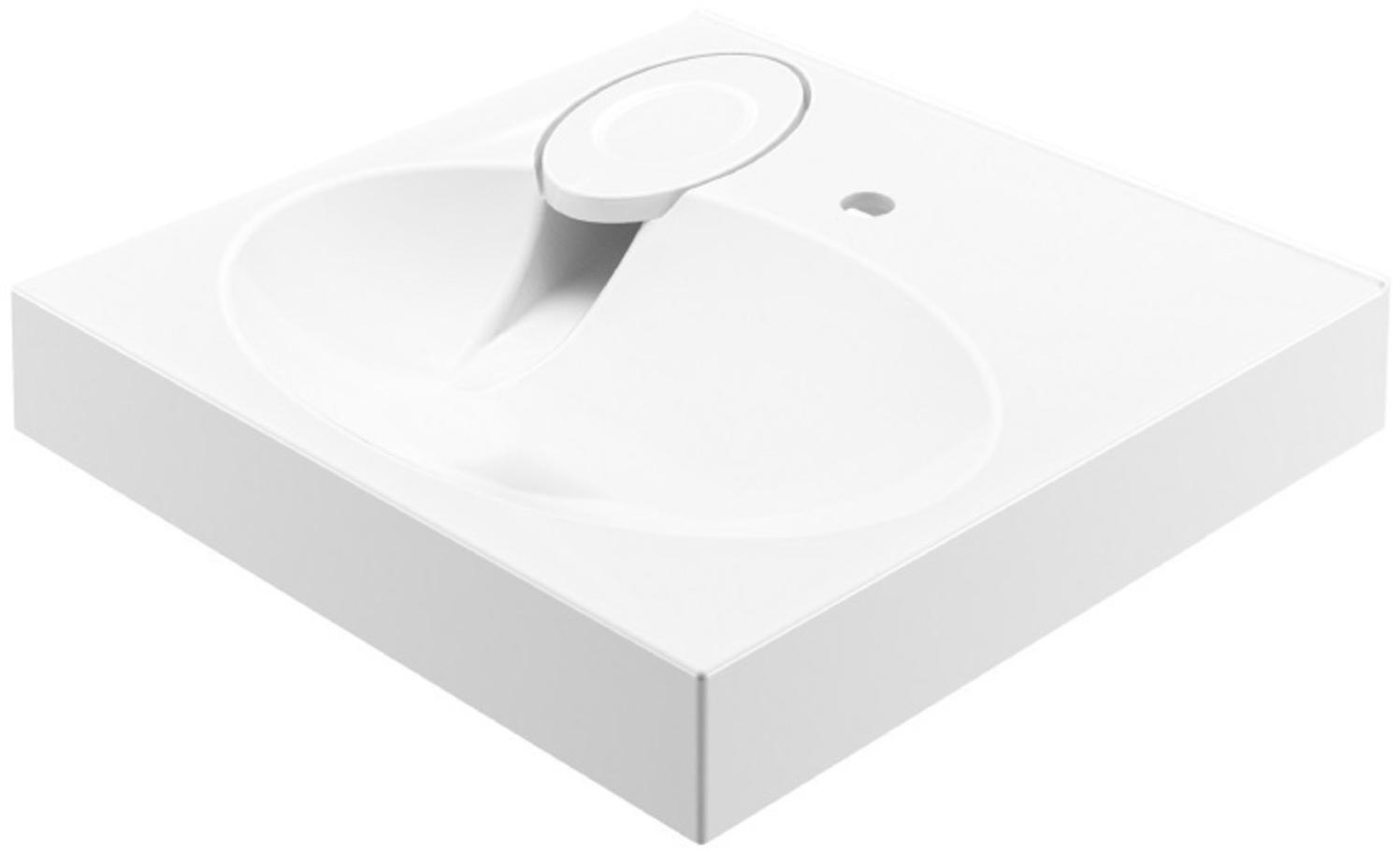 Раковина Paola Liguria, 60х60 см, над стиральной машиной