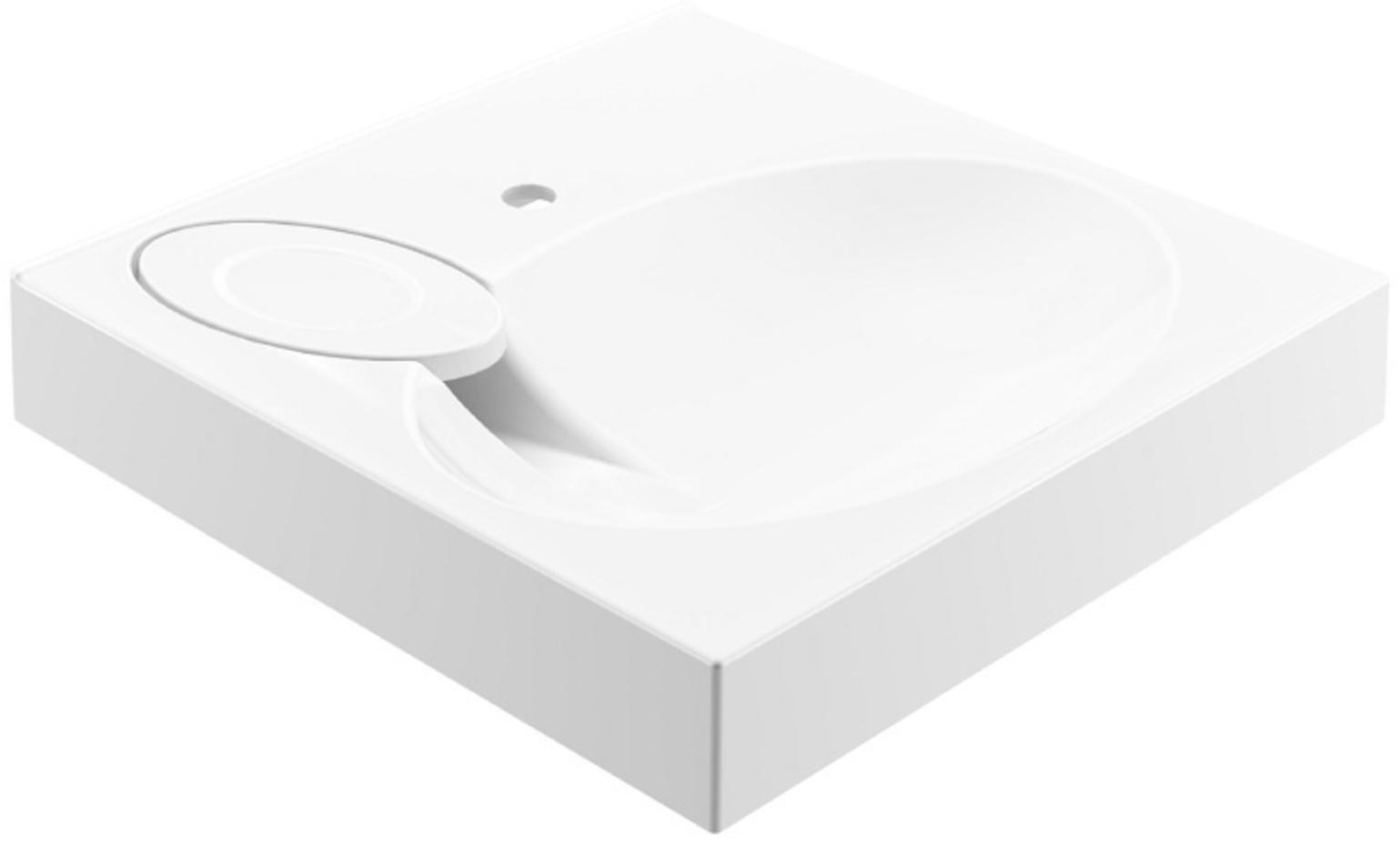 Раковина Paola Liguria, 60х60 см, над стиральной машиной