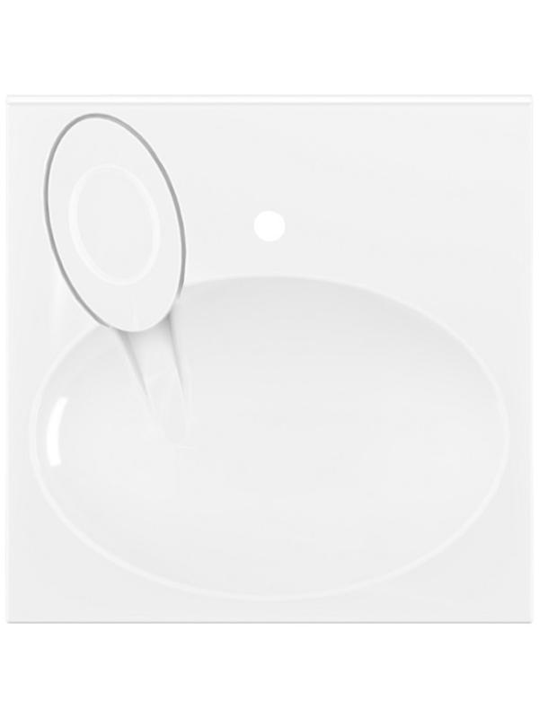 Раковина Paola Liguria, 60х60 см, над стиральной машиной