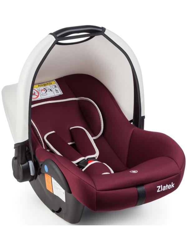 Автолюлька Zlatek Colibri, группа 0+, гламурный бордо