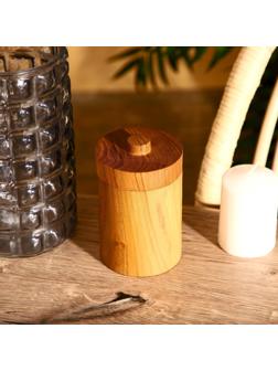 Баночка 8х8х12 см, тиковое дерево
