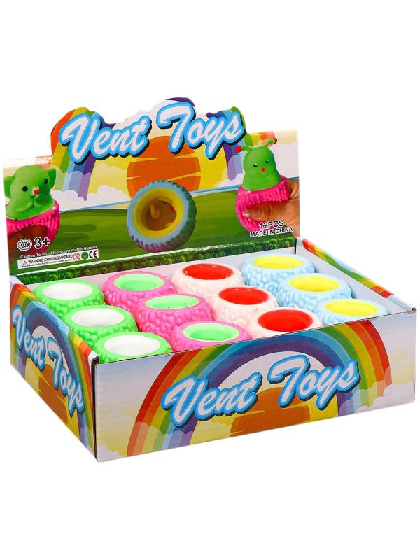 Мялка «Гусенница», цвета МИКС