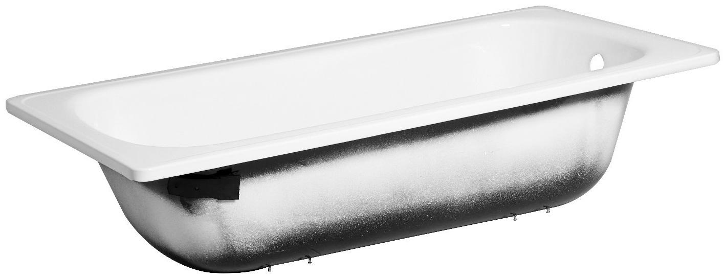 Ванна cтальная Ligeya 150х70, эмалированная, без каркаса, с бортом