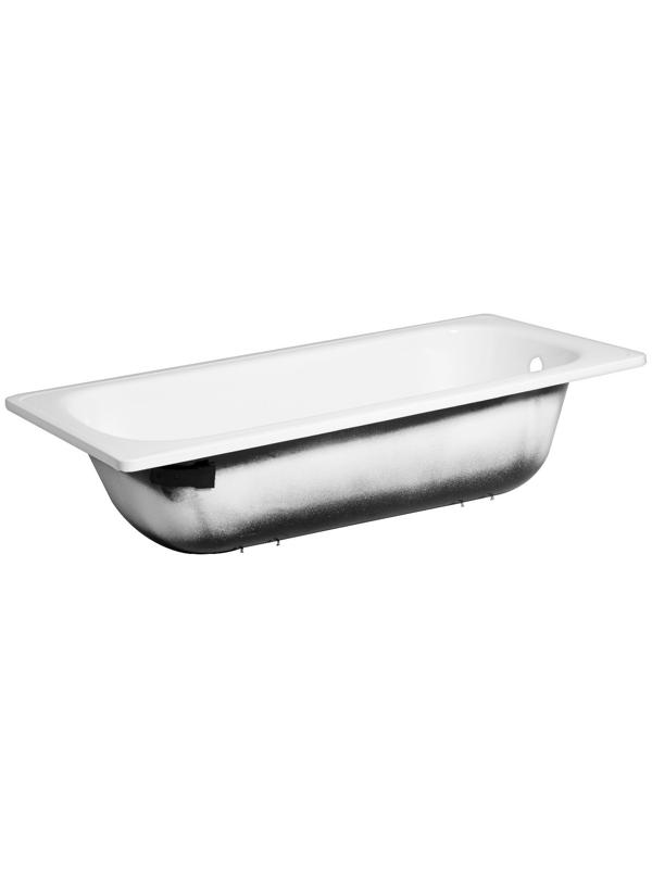 Ванна cтальная Ligeya 150х70, эмалированная, без каркаса, с бортом