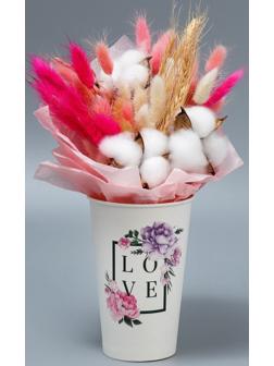 Стакан для цветов «Рамка», 8,5 х 13 х 6 см