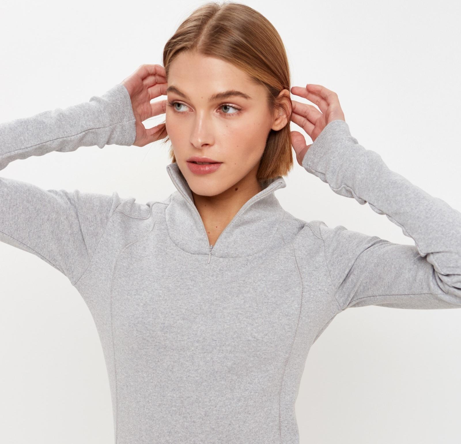 Термобельё женское (лонгслив, лосины) MINAKU цвет серый меланж, размер 50