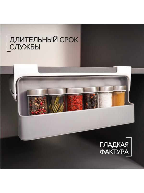 Органайзер для хранения сыпучих продуктов подвесной 32х13,5х9,5см