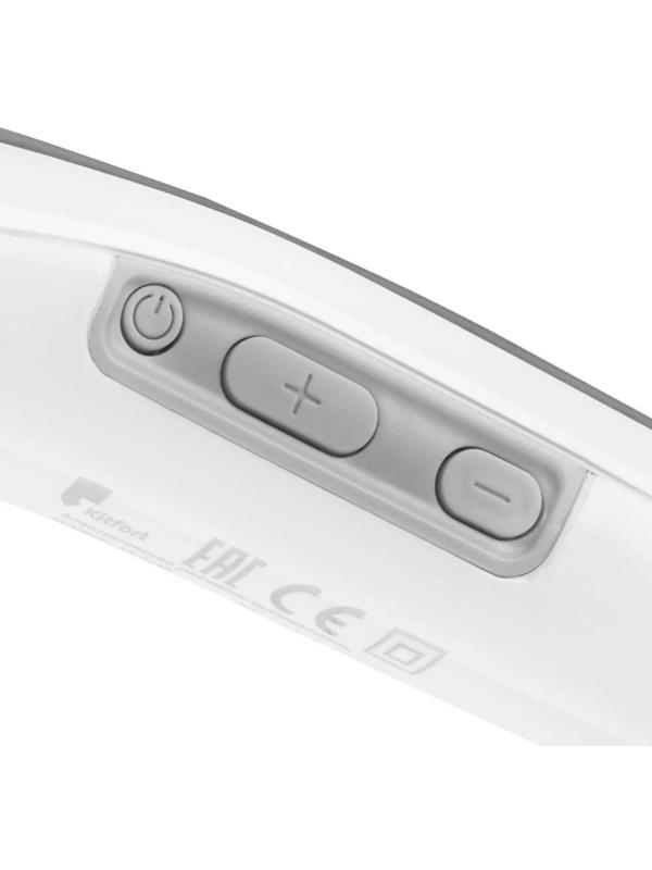 Расческа-выпрямитель Kitfort КТ-3219, электрическая, 50 Вт, до 230°С, белая