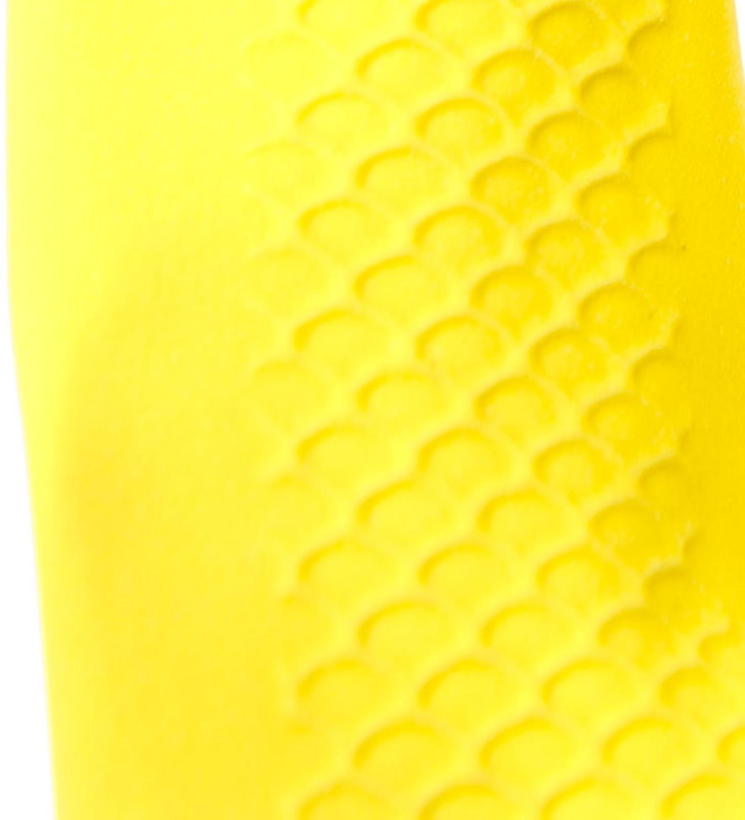 Перчатки латексные многоразовые желтые, размер L