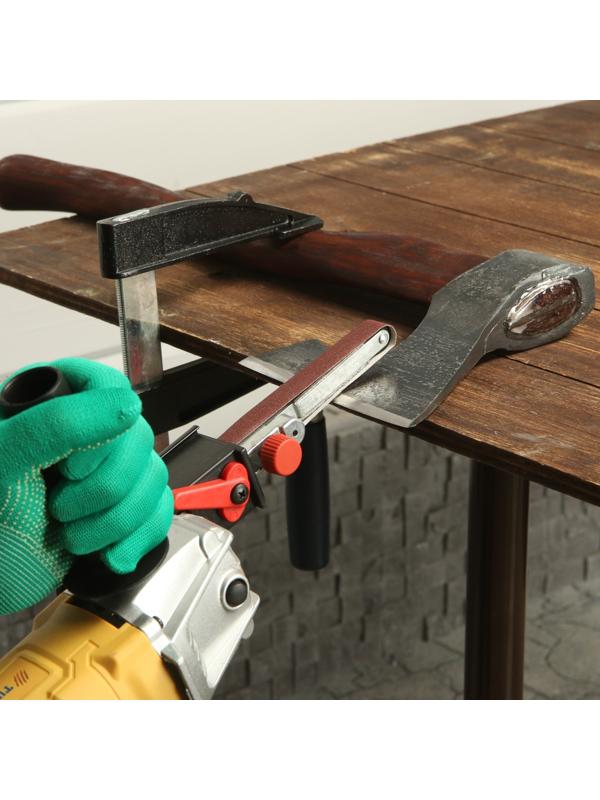 Насадка шлифовальная для УШМ ТУНДРА, для заточки ножей, ножниц, ширина 15 мм, ПОД М10/М14