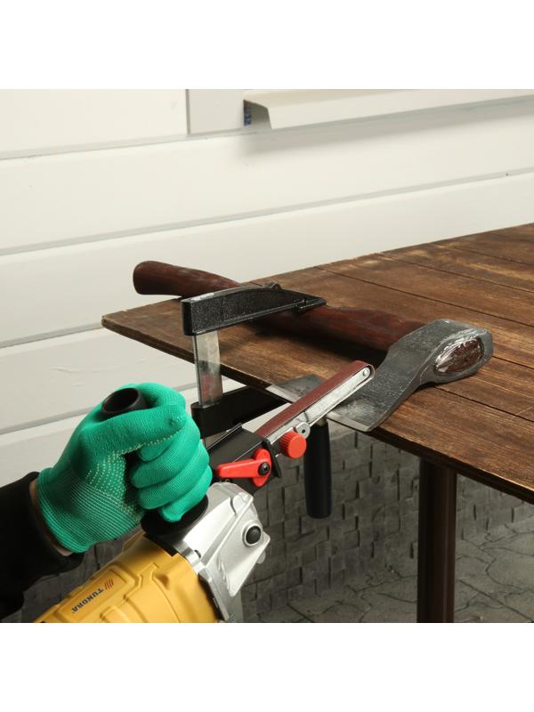 Насадка шлифовальная для УШМ ТУНДРА, для заточки ножей, ножниц, ширина 15 мм, ПОД М10/М14