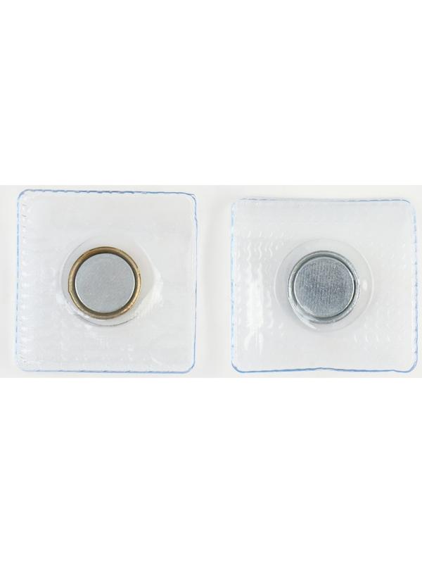 Кнопки магнитные потайные, d = 10 мм, 2 части, цвет серебряный