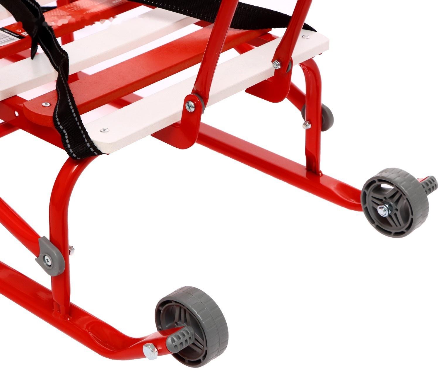 Санки Nikki 2, цвет алый