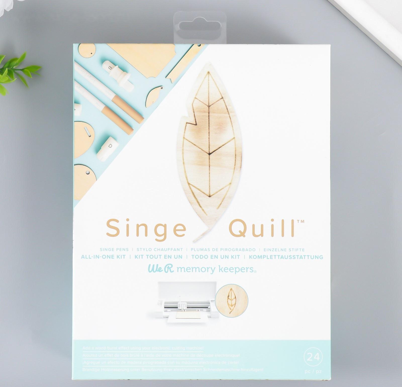 Кит-набор для выжигания по дереву Singe Quill (24 элемента)