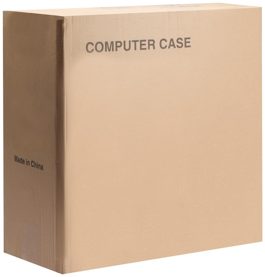 Корпус ExeGate Miditower CP-601, без БП, ATX, 2хUSB 2.0, чёрный