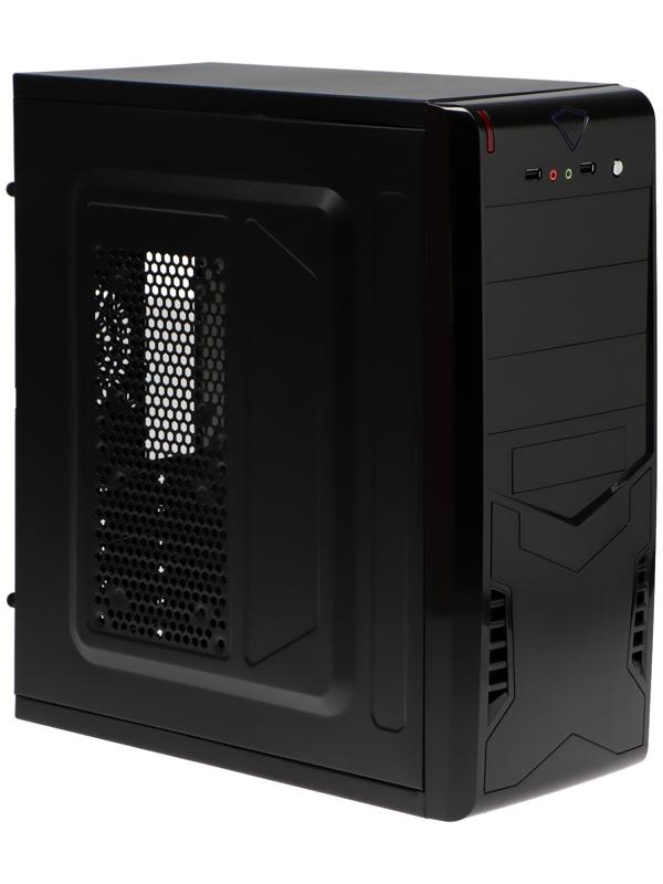Корпус ExeGate Miditower CP-601, без БП, ATX, 2хUSB 2.0, чёрный