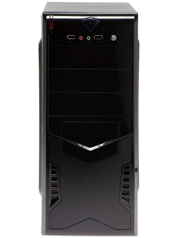 Корпус ExeGate Miditower CP-601, без БП, ATX, 2хUSB 2.0, чёрный
