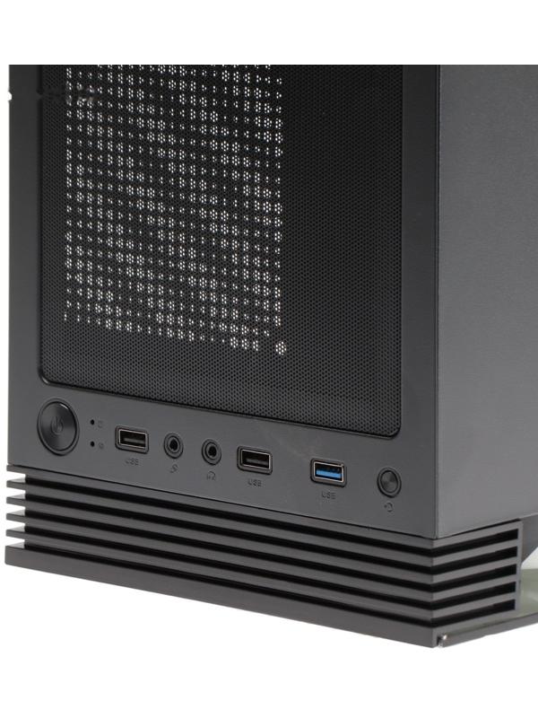 Корпус ExeGate Miditower i3 MATRIX, без БП, ATX, 2хUSB 2.0, 1хUSB 3.0, подсветка, чёрный