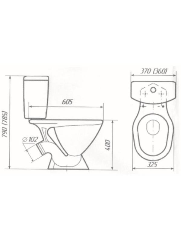 Унитаз компакт 