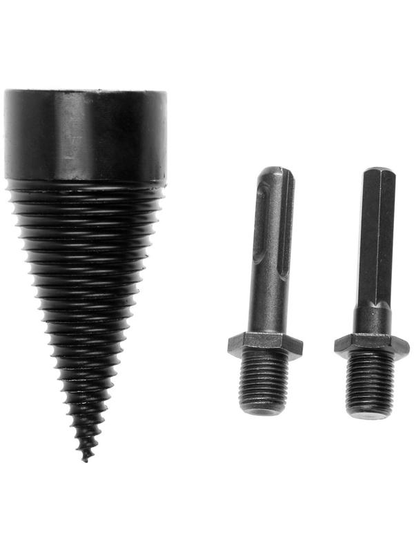 Насадка-дровокол для дрели/перфоратора ТУНДРА, 95х42 мм, шестигранный хвостовик/SDS-plus