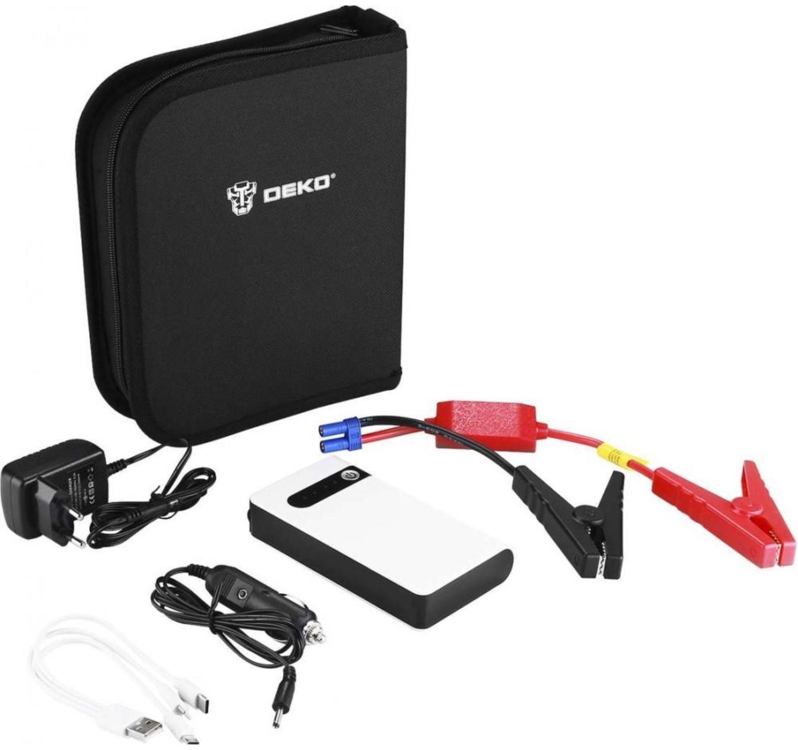 Пуско-зарядное устройство DEKO DKJS11000, 11000 мАч