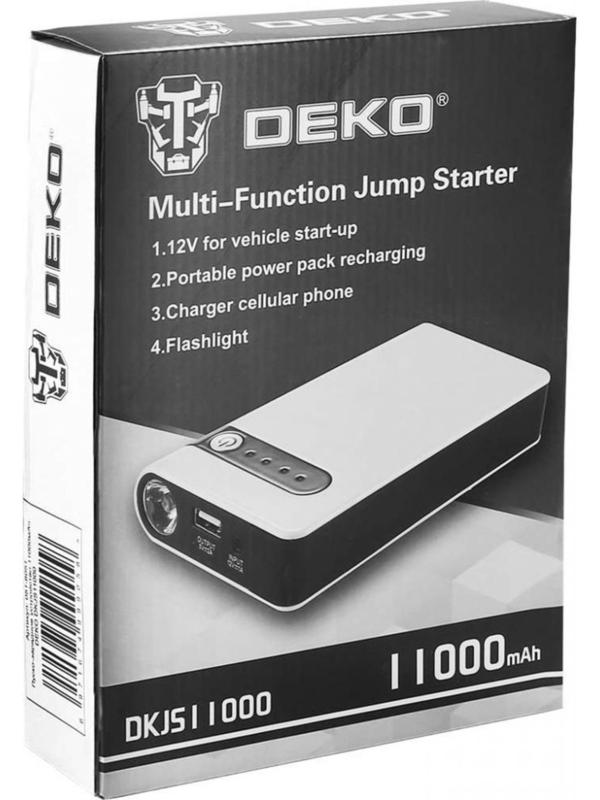 Пуско-зарядное устройство DEKO DKJS11000, 11000 мАч