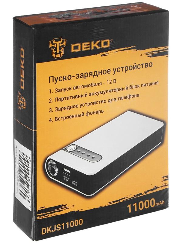 Пуско-зарядное устройство DEKO DKJS11000, 11000 мАч