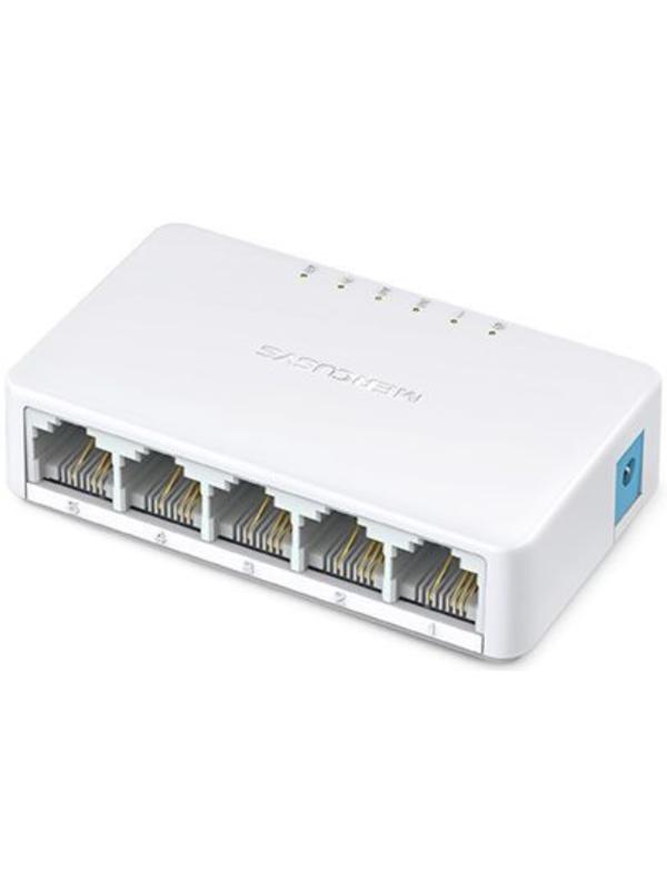 Коммутатор Mercusys MS105, неуправляемый, 5x10/100BASE-TX