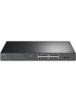 Коммутатор TP-Link JetStream TL-SG1218MPE, управляемый, 16х10/100/1000BASE-T