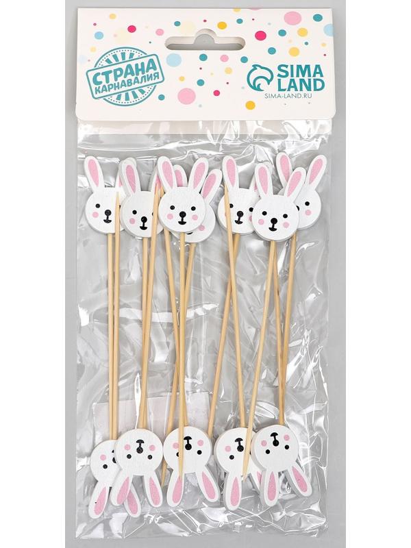 Шпажки «Зайка», в наборе 12 штук