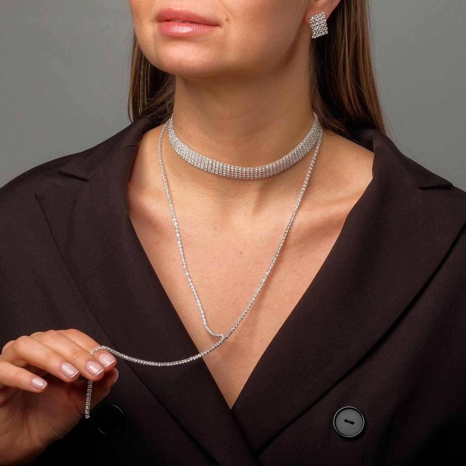 Набор 2 предмета: серьги, чокер 