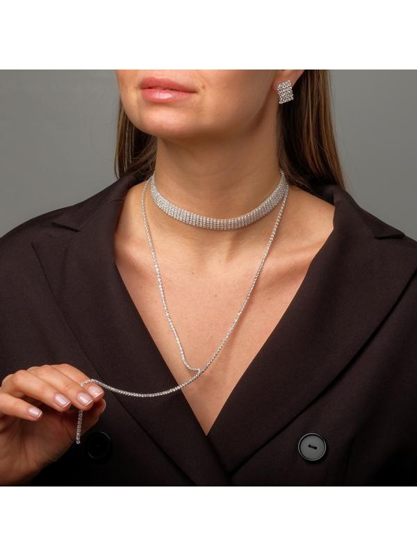 Набор 2 предмета: серьги, чокер 