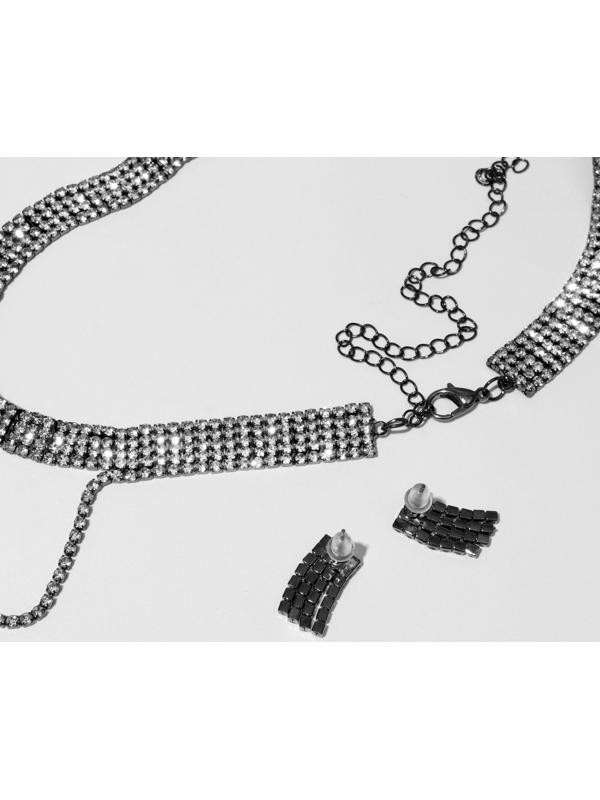 Набор 2 предмета: серьги, чокер 