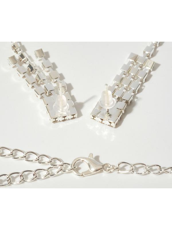 Набор 2 предмета: серьги, колье 