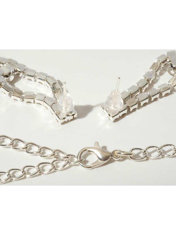 Набор 2 предмета: серьги, колье 