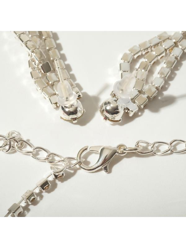 Набор 2 предмета: серьги, колье 