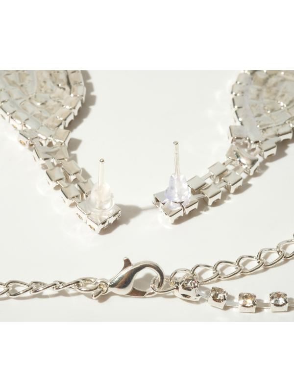 Набор 2 предмета: серьги, колье 