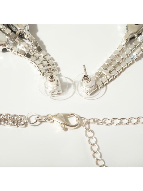 Набор 2 предмета: серьги, колье 