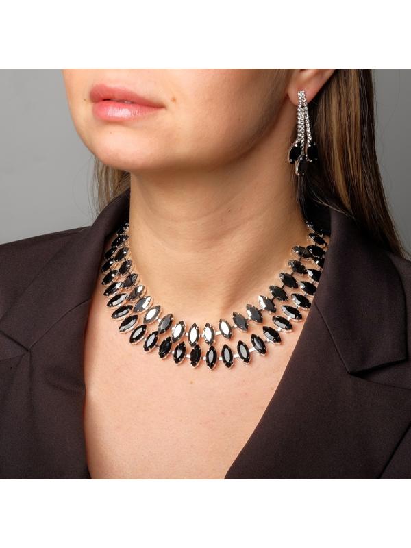 Набор 2 предмета: серьги, колье 