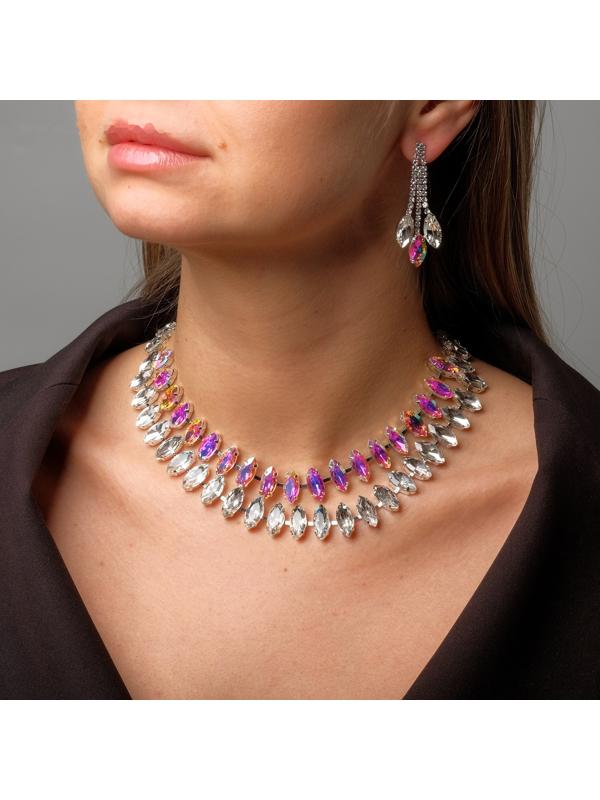 Набор 2 предмета: серьги, колье 