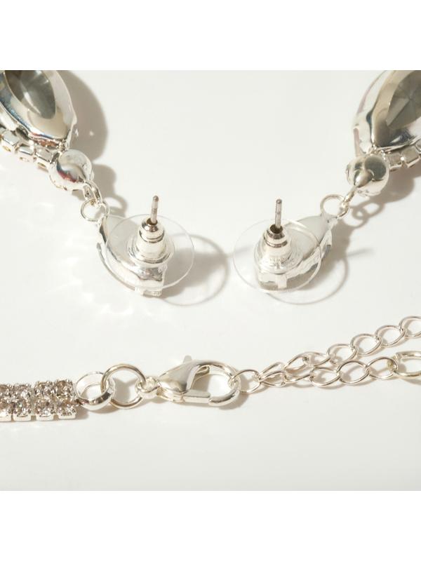 Набор 2 предмета: серьги, колье 