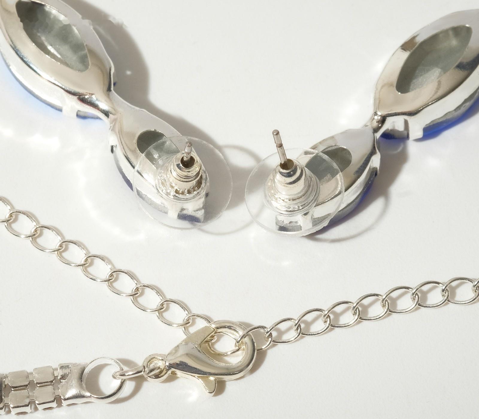 Набор 2 предмета: серьги, колье 