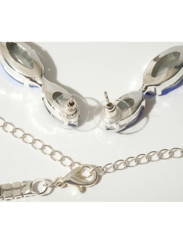 Набор 2 предмета: серьги, колье 