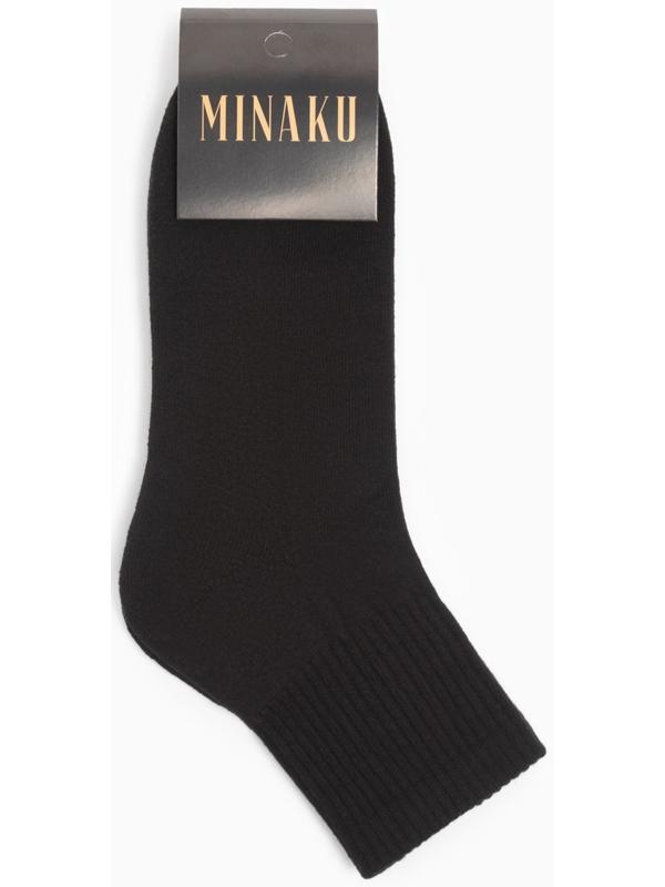 Носки мужские с махровым следком MINAKU цвет черный, р-р 39-43 (27-29 см)