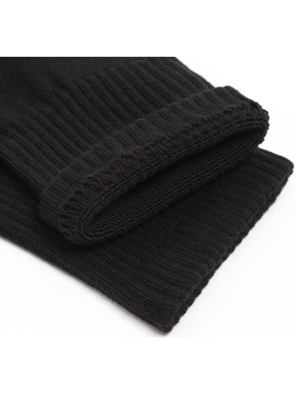 Носки мужские с махровым следком MINAKU цвет черный, р-р 39-43 (27-29 см)