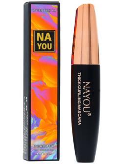 Тушь для ресниц NAYOU, цвет черный, 10 мл